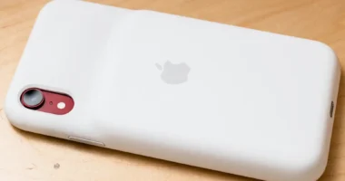 clean white phone case